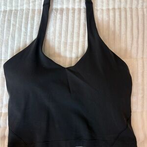 Lululemon Athletica Black Crop Top